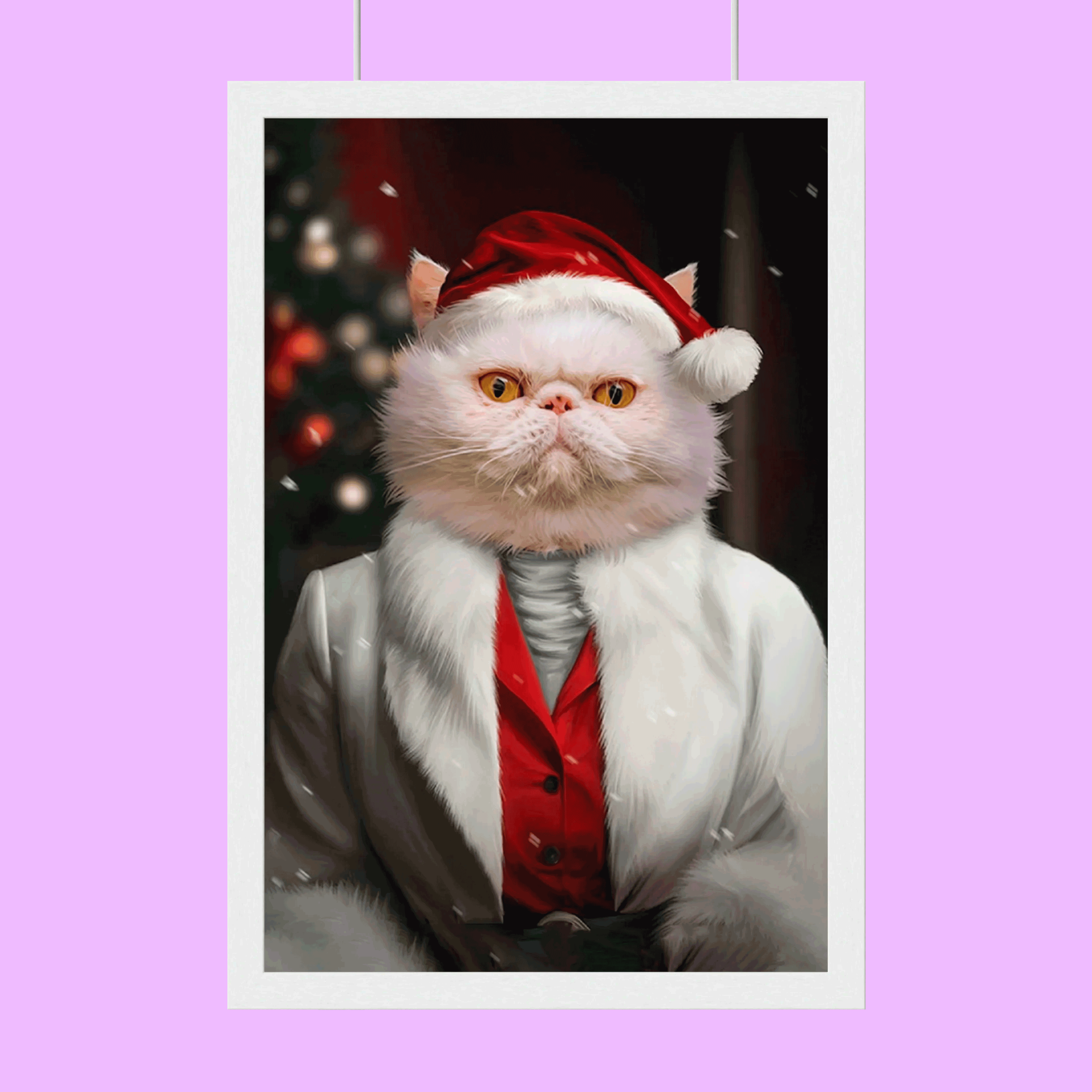 Merry Purr-mas – Festive Cat Santa Costume